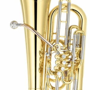 YAMAHA YEB-621G GOLD TUBA PROFESSIONALE IN F IN OTTONE CHIAVE TUBA F DIAMETRO CAMPANA 366mm COLORE ORO