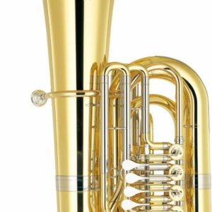 YAMAHA YEB-641 E GOLD TUBA PROFESSIONALE IN Bb IN OTTONE CHIAVE TUBA Bb DIAMETRO CAMPANA 419mm COLORE ORO