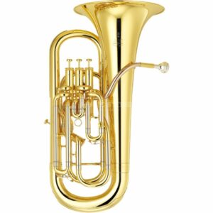 YAMAHA YEP-642 II EUFONIO IN Bb PLACCATO IN OTTONE DORATO + CUSTODIA E BOCCAGLIO 51