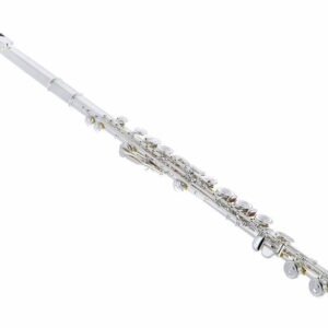 YAMAHA YFL-472 FLAUTO TRAVERSO CHIAVE AD ANELLO PLACCATO IN ARGENTO + CUSTODIA E ACCESSORI