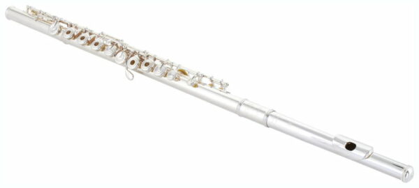 YAMAHA YFL-577 FLAUTO TRAVERSO PLACCATO ARGENTO + CUSTODIA E ACCESSORI