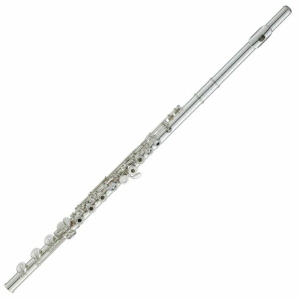 YAMAHA YFL-677H FLAUTO TRAVERSO CHIAVI AD ANELLO PLACCATO IN ARGENTO + CUSTODIA E ACCESSORI