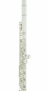 YAMAHA YFL372 H FLAUTO TRAVERSO CON H-FOOT CORPO PLACCATO ARGENTO TEDESCO + ASTUCCIO