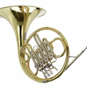 YAMAHA YHR-322 II Bb CORNO FRANCESE LACCATO ORO IN OTTONE + CUSTODIA E BOCCAGLIO