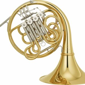 YAMAHA YHR-671 CORNO FRANCESE DOPPIO F/Bb IN OTTONE GIALLO DORATO