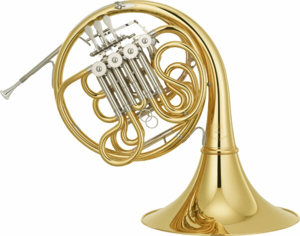 YAMAHA YHR-671 CORNO FRANCESE DOPPIO F/Bb IN OTTONE GIALLO DORATO