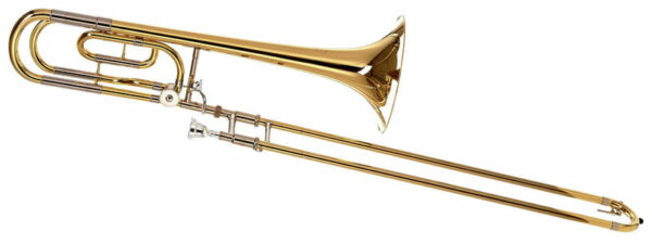 YAMAHA YSL-640 TROMBONE TENORE IN Bb / F LACCATO ORO IN OTTONE + CUSTODIA E BOCCAGLIO