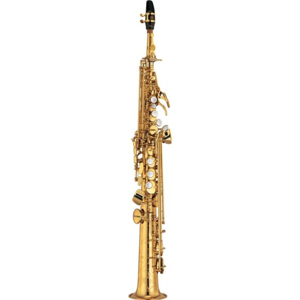 YAMAHA YSS-875 EXHG SASSOFONO SOPRANO LACCATO IN ORO + CUSTODIA E BOCCAGLIO