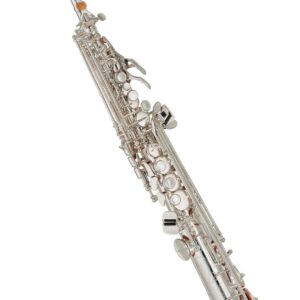 YAMAHA YSS-875 EXS SASSOFONO SOPRANO LACCATO IN ARGENTO + CUSTODIA E BOCCAGLIO