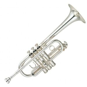 YAMAHA YTR-6610 S TROMBA IN Eb/D PLACCATO ARGENTO IN OTTONE + BOCCAGLIO E CUSTODIA