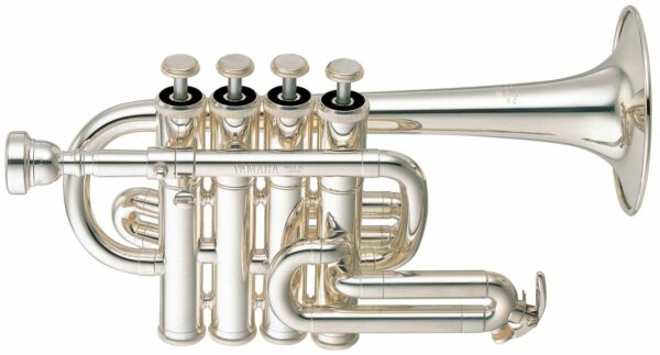 YAMAHA YTR-6810 S TROMBA IN SIB PLACCATO ARGENTO IN OTTONE + CUSTODIA E BOCCAGLIO