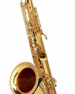 YAMAHA YTS-480 SASSOFONO TENORE CON TASTO ALTO F INCISO A MANO LACCATO ORO IN OTTONE + CUSTODIA E BOCCHINO