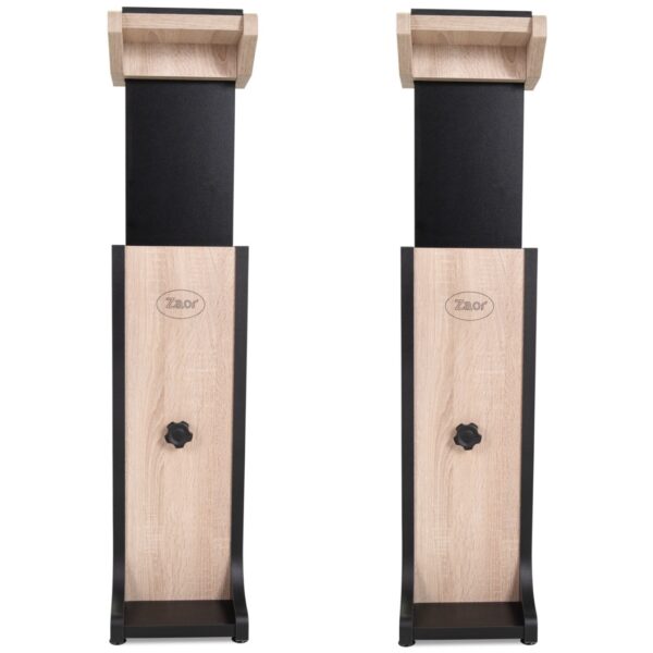 ZAOR MIZA STAND MKIII BLACK OAK COPPIA DI SUPPORTI DA TERRA PER MONITOR DA STUDIO