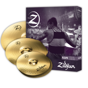 ZILDJIAN PLZ4PK SET COMPLETO DI 4 PIATTI PER BATTERIA CRASH – RIDE – HITHAT