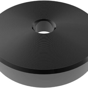 ZOMO 45 RPM ADAPTER PUCK ADATTATORE UNIVERSALE 7″ PER GIRADISCHI 33 – 45 GIRI IN METALLO COLORE NERO