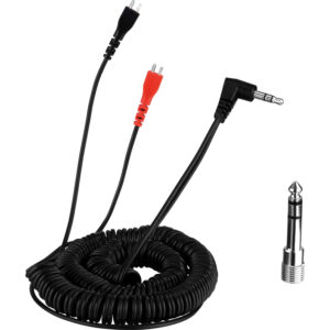 ZOMO HD25 CAVO DI RICAMBIO PER SENNEHISER HD 25 A SPIRALE 3.5 MT NERO