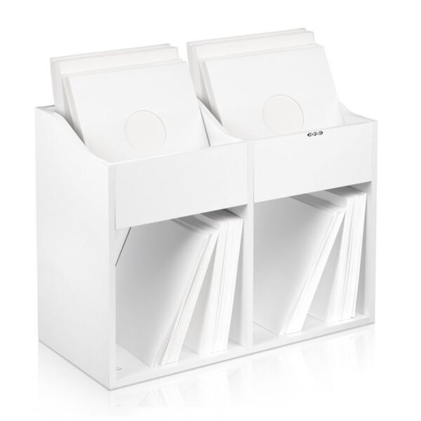 ZOMO VS-BOX200/2 WH BOX PORTA VINILI IN LEGNO COLORE BIANCO