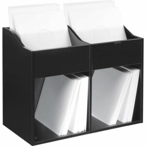 ZOMO VS-BOX200/2 BK BOX PORTA VINILI IN LEGNO COLORE NERO