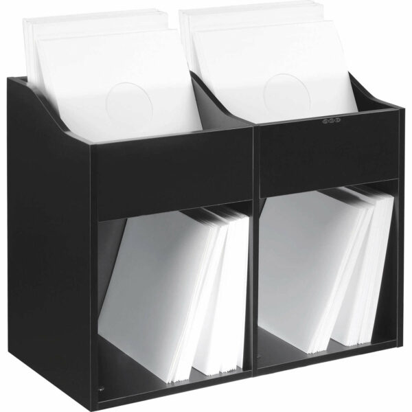 ZOMO VS-BOX200/2 BK BOX PORTA VINILI IN LEGNO COLORE NERO