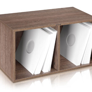 ZOMO VS-BOX200 WL BOX PORTA VINILI IN LEGNO FINITURA NOCE