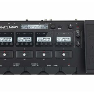 ZOOM G5N PEDALIERA MULTIEFFETTO CHITARRA 4 STOMP BOX + PEDALE ESPRESSIONE + ACCORDATORE