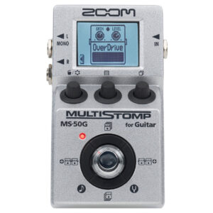 ZOOM MS50G PEDALE MULTIEFFETTO PER CHITARRA 55 EFFETTI DISPLAY LCD CONNESSIONE USB