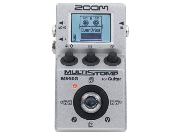 ZOOM MS50G PEDALE MULTIEFFETTO PER CHITARRA 55 EFFETTI DISPLAY LCD CONNESSIONE USB