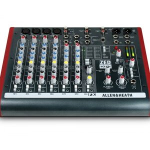 ALLEN&HEATH ZED10FX MIXER 8 CANALI EFFETTI USB CON 4 MICROFONICI + 2 STEREO