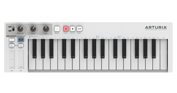 Arturia keystep con arpeggiatore step sequencer