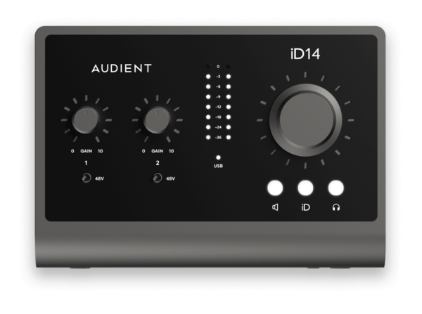 Audient id14 mkii con audio loop-back