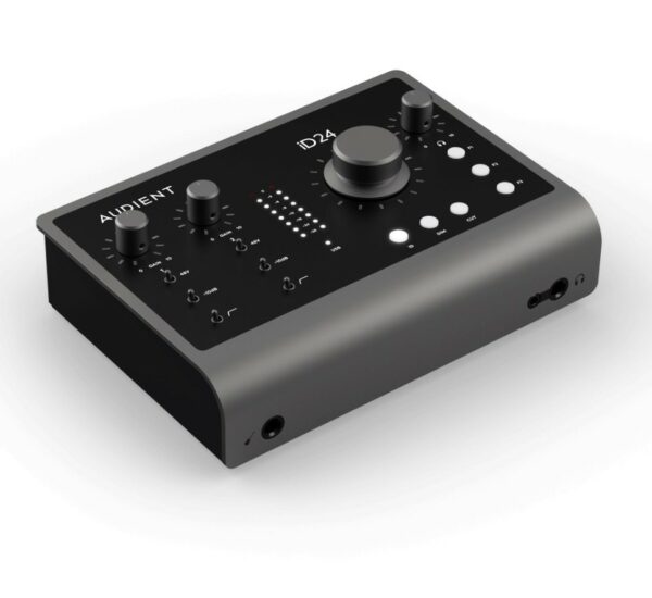 Audient id24 con loop-back mixer