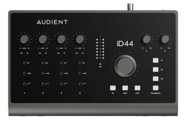 Audient id44 mkii con audio loop-back
