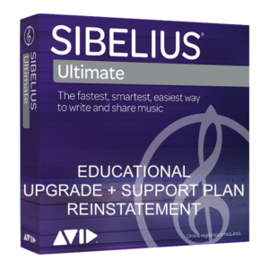 Avid sibelius ultimate 1-year perpetual updates + support plan reinstatement education