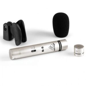 BEHRINGER B-5 MICROFONO CONDENSATORE STUDIO CORI STRUMENTI + 2 CAPSULE CARDIOIDE / OMNIDIREZIONALE