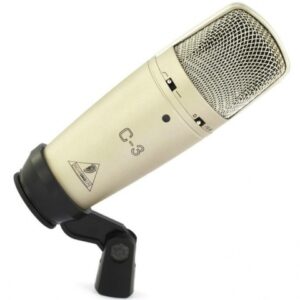 BEHRINGER C3 MICROFONO STUDIO CONDENSATORE DOPPIO DIAFRAMMA CARDIOIDE OMNIDIREZIONALE E FIGURA DI 8