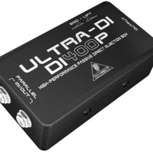 BEHRINGER DI400P ULTRA-DI DI-BOX PASSIVA IN/OUT PARALLELO XLR OUT CON GROUND LIFT
