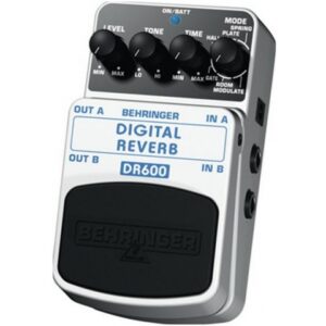 BEHRINGER DR600 DIGITAL REVERB EFFETTO RIVERBERO DIGITALE STEREO A PEDALE PER CHITARRA E BASSO