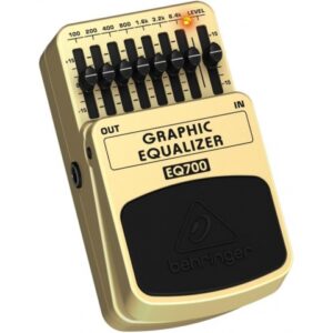 BEHRINGER GRAPHIC EQUALIZER EQ700 EQUALIZZATORE GRAFICO 7 BANDE EFFETTO PEDALE CHITARRA