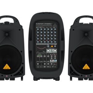 BEHRINGER PPA2000BT SISTEMA PA PORTATILE 2000 WATT CON BLUETOOTH E EFFETTI MIXER + CASSE