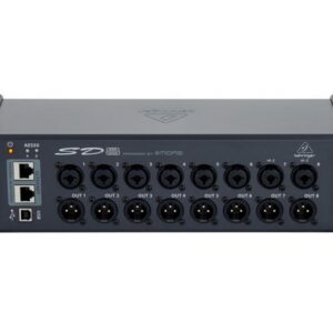 BEHRINGER SD8 SNAKE DIGITALE USB 8 PREAMPLIFICATORI MICROFONICI MIDAS 8 AUX AES50 KLARK TEKNIK CONTROLLO REMOTO