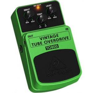 BEHRINGER TO800 VINTAGE TUBE OVERDRIVE PEDALE EFFETTO PER CHITARRA ELETTRICA SIMULAZIONE VALVOLARE