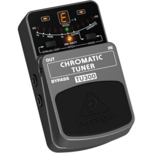 BEHRINGER CHROMATIC TUNER TU300 ACCORDATORE A PEDALE PER CHITARRA E BASSO