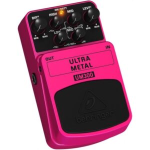 BEHRINGER UM300 ULTRA METAL PEDALE EFFETTO DISTORSORE TAGLIO MEDI MID FREQ PER CHITARRA ELETTRICA