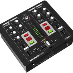 BEHRINGER VMX100USB PRO MIXER DJ 2 CANALI CON CONTABATTUTE + INGRESSO MICROFONO + INTERFACCIA AUDIO USB + SOFTWARE GRATUITO