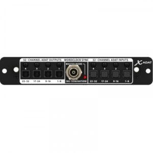 BEHRINGER X-ADAT SCHEDA DI ESPANSIONE 32 CANALI ADAT WORD CLOCK PER MIXER X32
