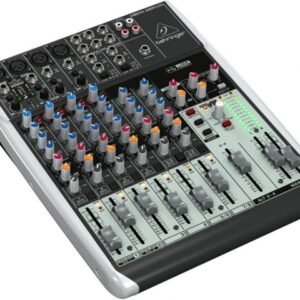 BEHRINGER XENYX Q1204-USB MIXER 12 INGRESSI 2/2 BUS 4 COMPRESSORI +48V INTERFACCIA AUDIO USB WIRELESS READY