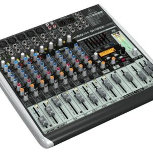 BEHRINGER XENYX QX1222-USB MIXER 16 INGRESSI 4 COMPRESSORI 4 BUS EFFETTI KLARK TEKNIK INTERFACCIA USB WIRELESS READY +48V