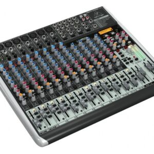 BEHRINGER XENYX QX2222-USB MIXER USB 22 INGRESSI 8 COMPRESSORI 2 BUS EFFETTI KLARK TEKNIK WIRELESS READY +48V