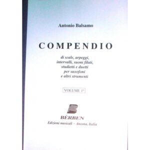 BERBEN BALSAMO COMPENDIO PER SAX