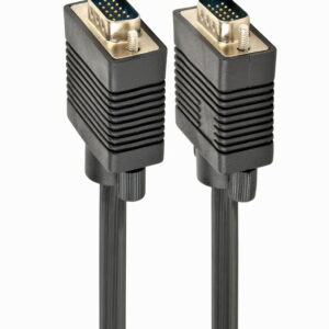 CABLEXPERT PREMIUM DUAL-SHIELDED VGA CABLE WITH FERRITE CORES, 5 M, BLACK